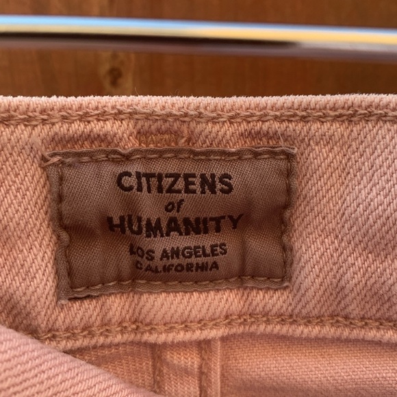 Citizens of Humanity Olivia High Rise Slim Ankle Blush Pink Jeans Size 24 - Picture 3 of 10